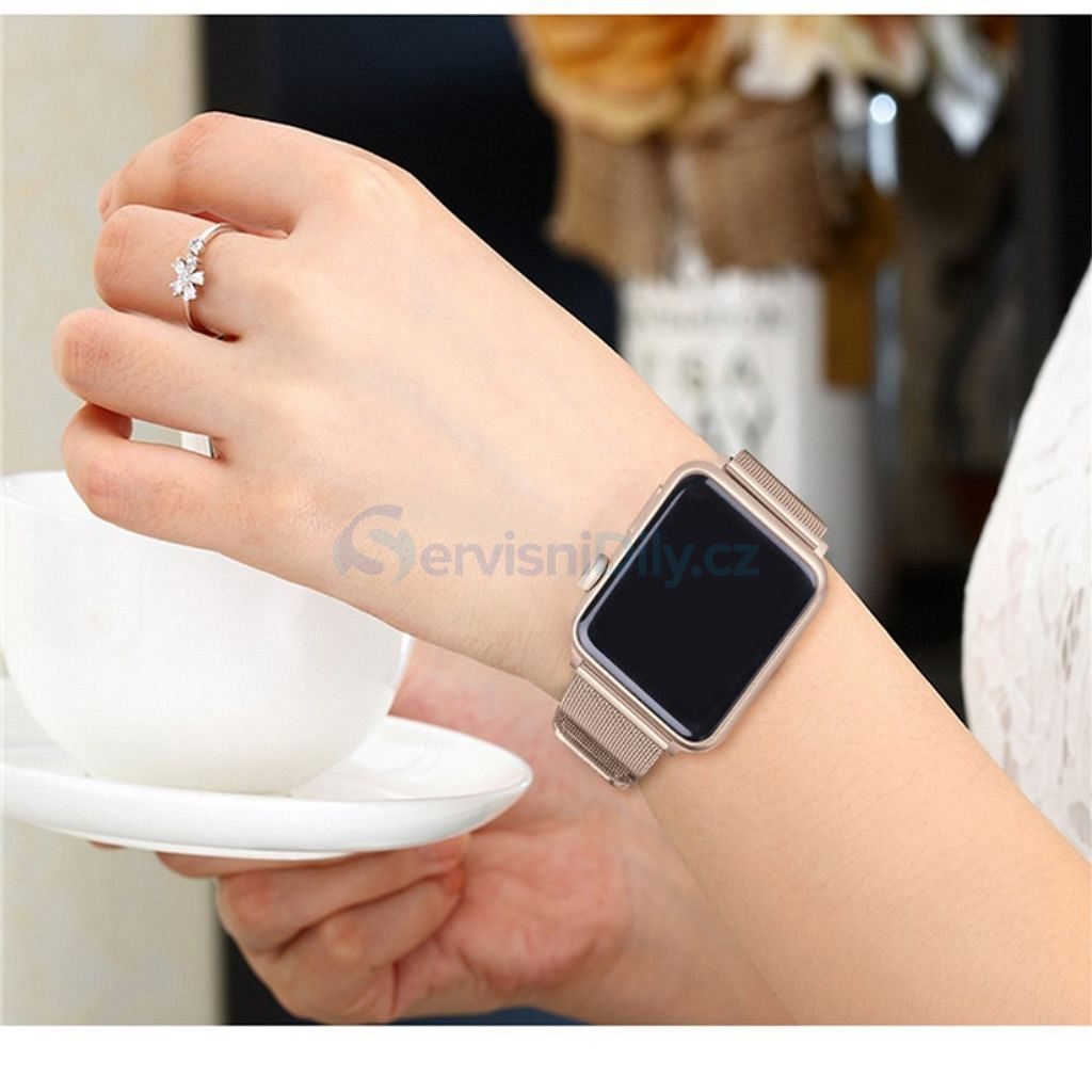 Apple Watch 42mm 44MM řemínek kovový s klasickou páskovou přezkou zlatý - Apple  Watch - Řemínky pro Smart Watch, Příslušenství - Váš dodavatel dílu pro  smartphony