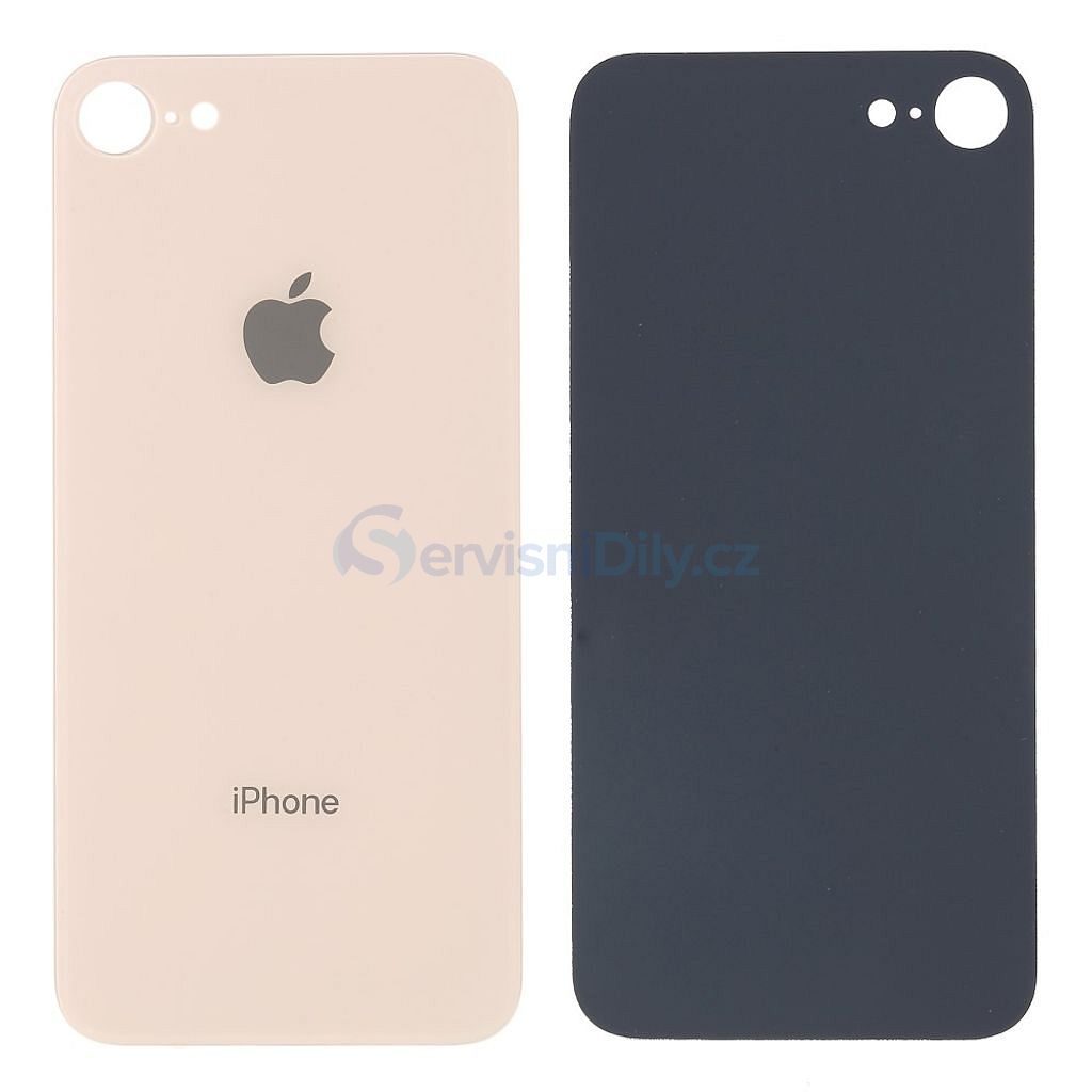 Apple iPhone 8 battery housing glass cover Blush Gold - iPhone 8 - iPhone,  Apple, Spare parts - Spare parts for everyone