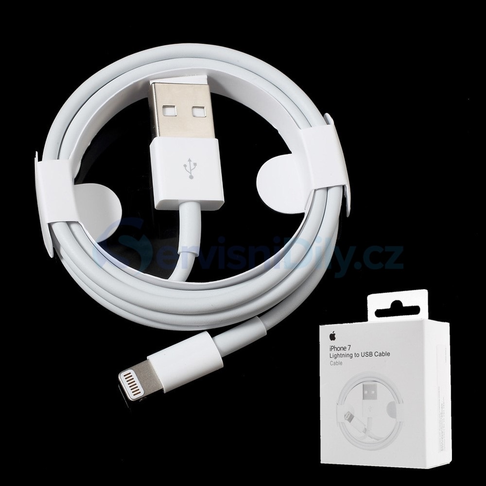 Apple Original IC Lightning 8pin datový a napájecí kabel iPhone 7 / 7 Plus  / 6S + - Apple lightning konektor / Apple Watch - Nabíječky, kabely,  Příslušenství - Váš dodavatel dílu pro smartphony