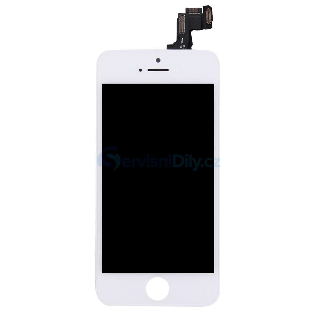 Apple iPhone 5S / SE LCD displej dotykové sklo bílé komplet přední panel  včetně osázení - iPhone 5S - iPhone, Apple, Servisní díly - Váš dodavatel  dílu pro smartphony