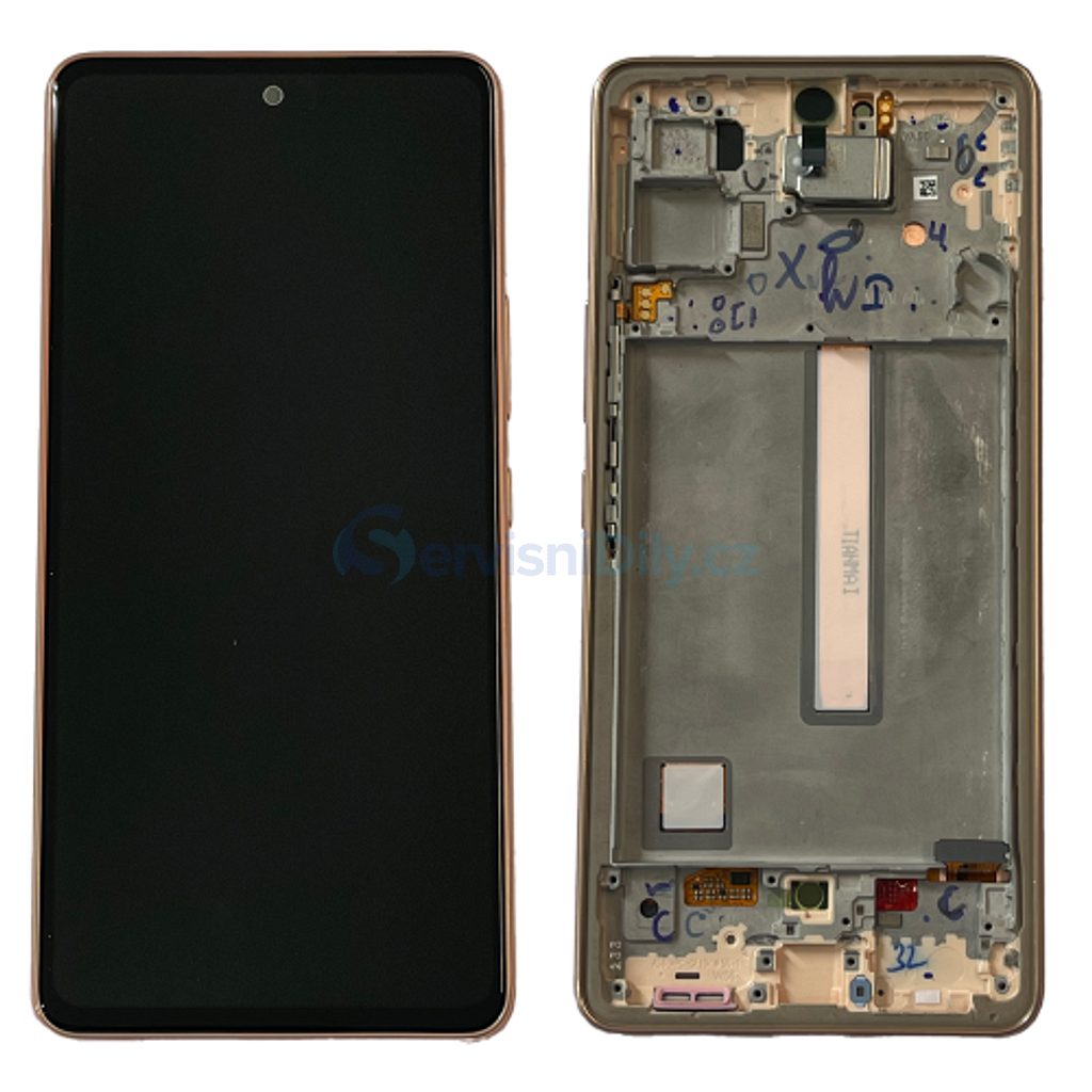 Samsung Galaxy A53 5G LCD displej dotykové sklo A536 (Service Pack) Zlatý -  A53 5G (A536) - Galaxy A, Samsung, Servisné diely - Váš dodavatel dílu pro  smartphony