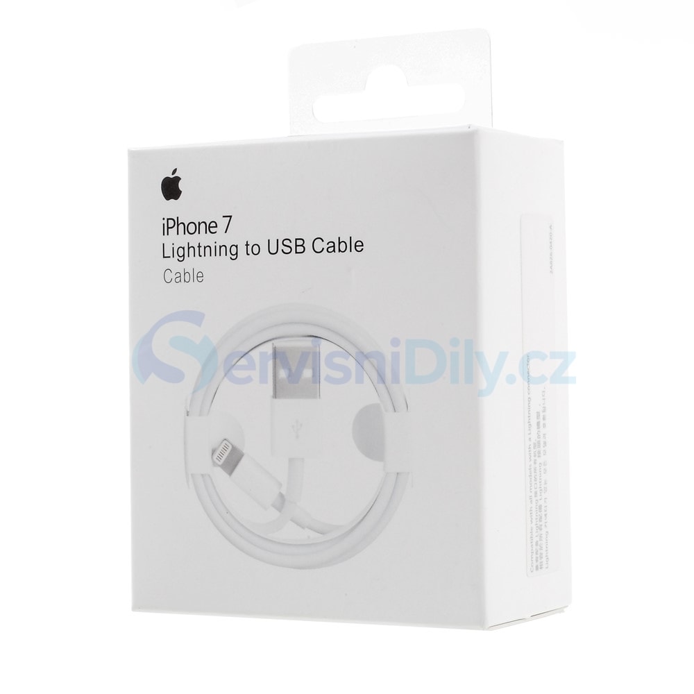 Apple Original IC Lightning 8pin datový a napájecí kabel iPhone 7 / 7 Plus  / 6S + - Apple lightning konektor / Apple Watch - Chargers, cables,  Accessories - Váš dodavatel dílu pro smartphony
