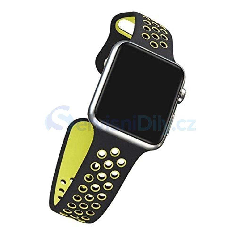 Apple Watch 42mm 44MM silikonový řemínek sportovní Nike Sport žlutý - Apple  Watch - Smart Watch Straps, Accessories - Spare parts for everyone