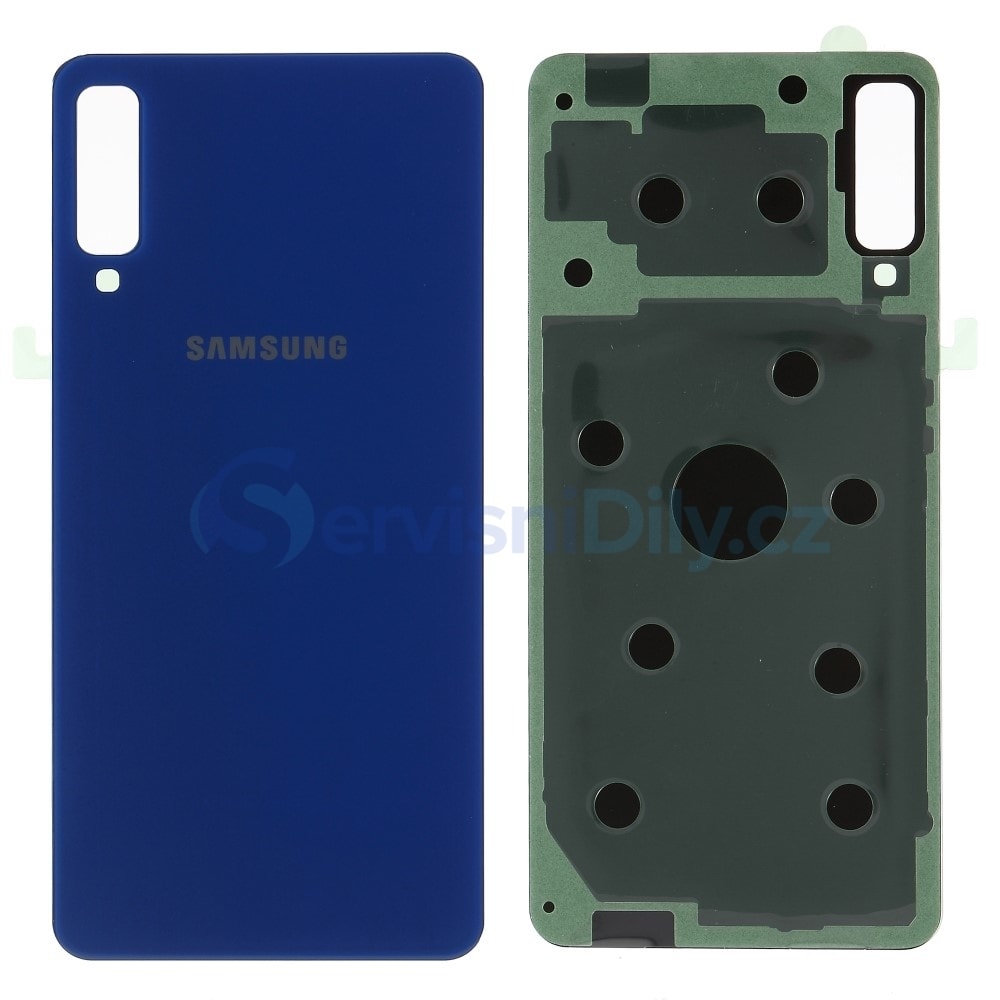 Samsung Galaxy A7 2018 zadní kryt baterie modrý A750 - A7 2018 (SM-A750) - Galaxy  A, Samsung, Spare parts - Spare parts for everyone