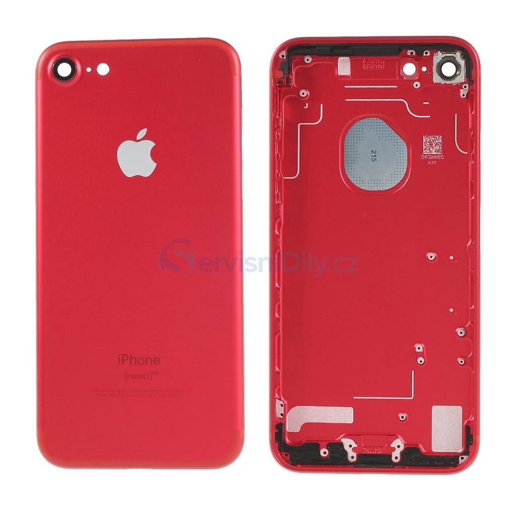 Battery cover housing Product Red for Apple iPhone 7 - iPhone 7 - iPhone,  Apple, Spare parts - Váš dodavatel dílu pro smartphony