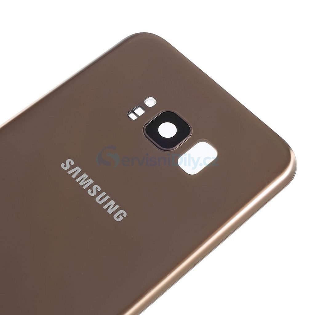 Samsung Galaxy S8 Plus zadní kryt baterie osazený včetně krytky fotoaparátu  zlatý G955F - S8+ - Galaxy S, Samsung, Servisní díly - Váš dodavatel dílu  pro smartphony