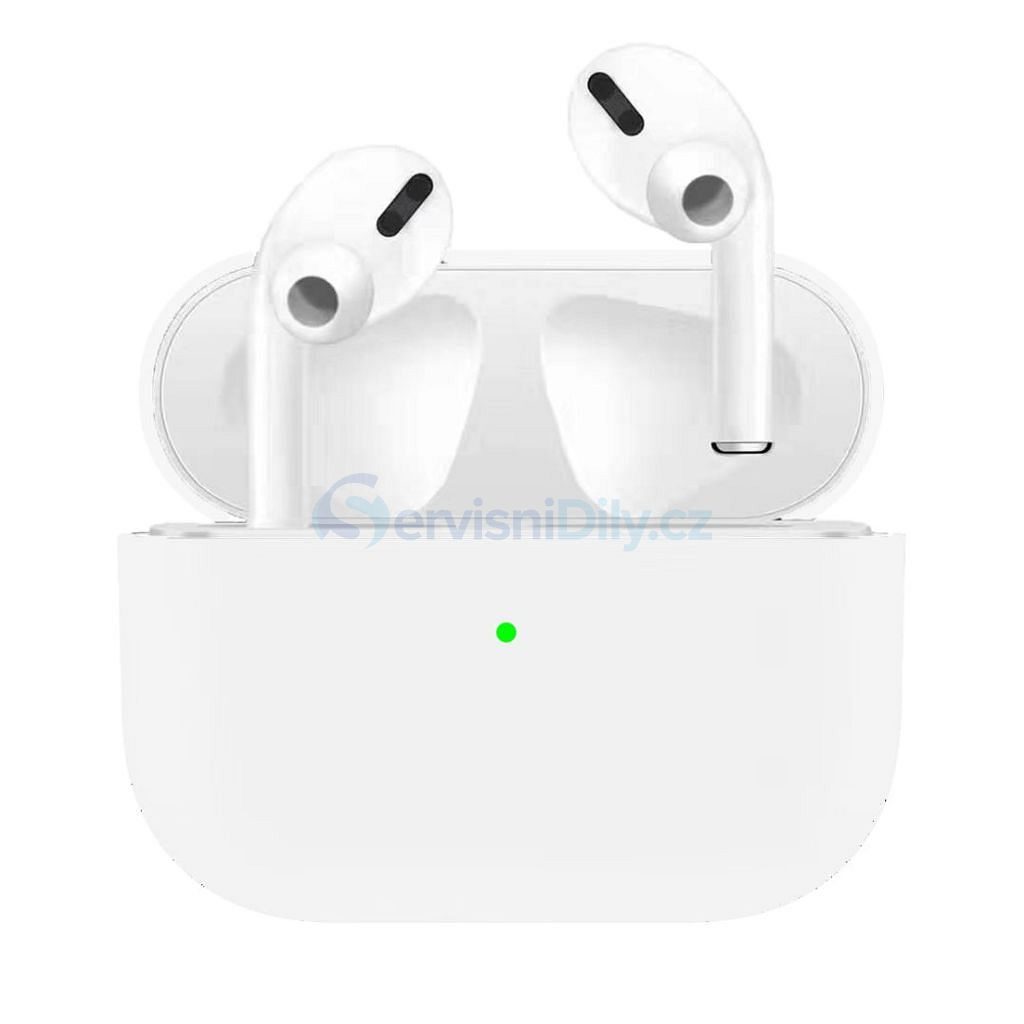 Apple Airpods Pro ochranný kryt silikonový obal na bezdrátová sluchátka  bílý - AirPods - Apple, Pouzdra a obaly, Příslušenství - Váš dodavatel dílu  pro smartphony