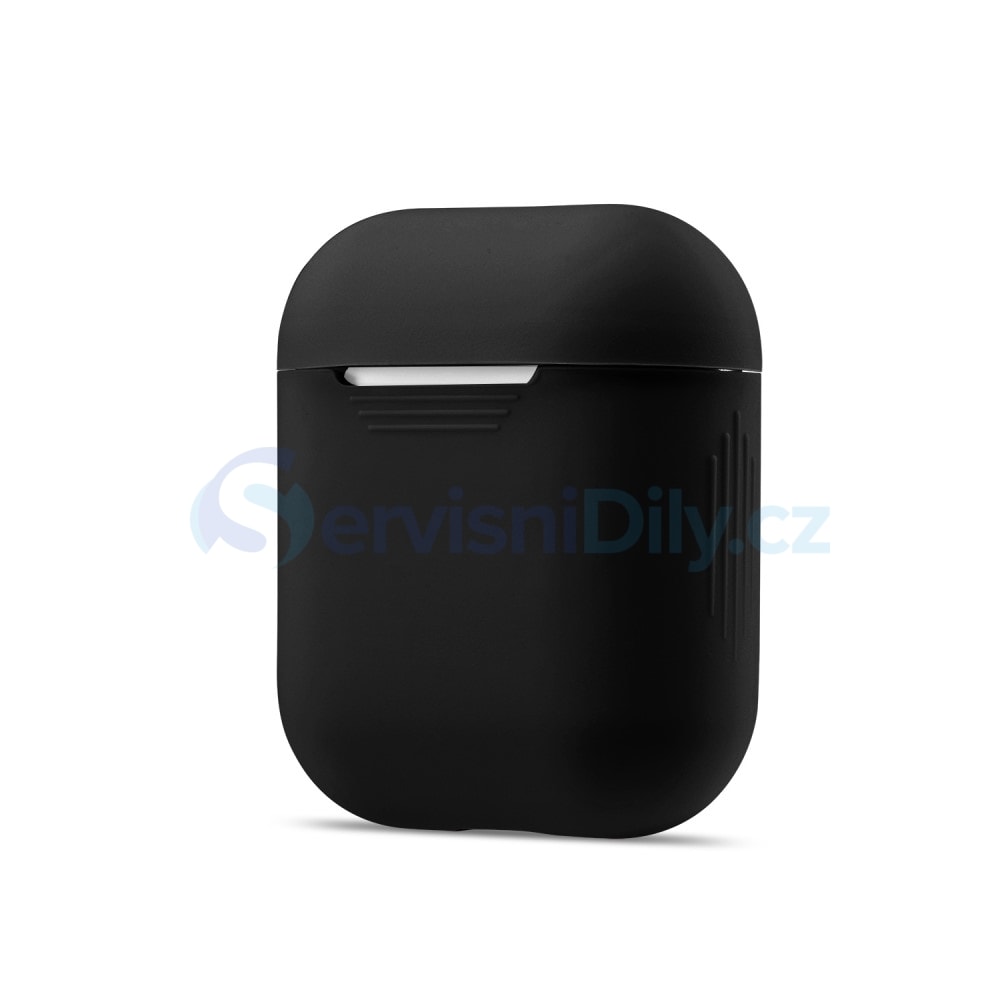 Apple Airpods ochranný kryt silikonový obal na bezdrátová sluchátka černý -  AirPods - Apple, Cases, Accessories - Váš dodavatel dílu pro smartphony