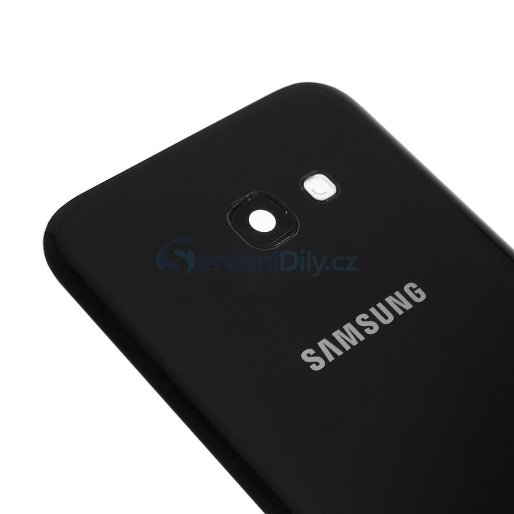 Samsung Galaxy A5 2017 zadný kryt batérie čierny osadený vrátane krytky  fotoaparátu A520F - A5 2017 (SM-A520F) - Galaxy A, Samsung, Servisné diely  - Váš dodavatel dílu pro smartphony