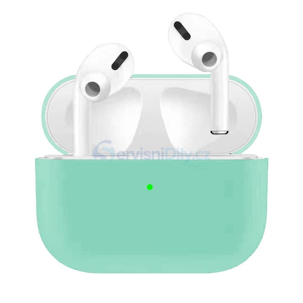 Apple Airpods Pro ochranný kryt silikonový obal na bezdrátová sluchátka  světle zelený - AirPods - Apple, Cases, Accessories - Váš dodavatel dílu pro  smartphony