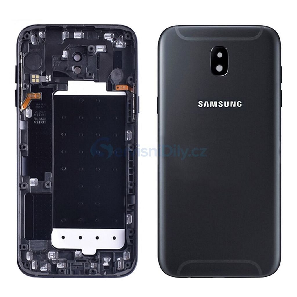 Samsung Galaxy J7 2017 battery cover housing Black J730 (Service pack) - J7  2017 J730 - Galaxy J, Samsung, Spare parts - Spare parts for everyone