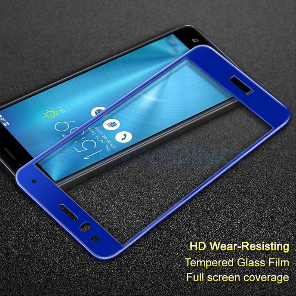 Huawei P10 Lite Ochranné tvrzené sklo 3D modré - Huawei - Ochranná skla,  Příslušenství - Váš dodavatel dílu pro smartphony