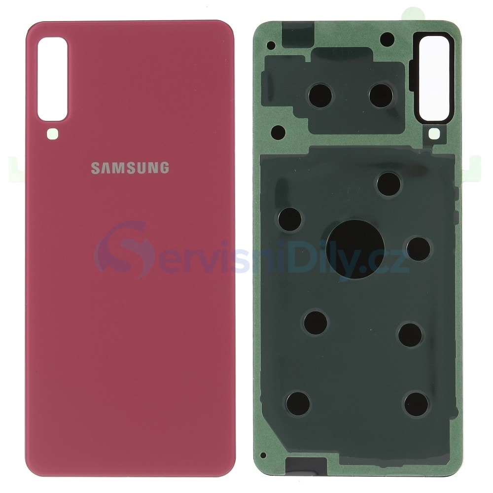 Samsung Galaxy A7 2018 zadní kryt baterie růžový A750 - A7 2018 (SM-A750) - Galaxy  A, Samsung, Spare parts - Spare parts for everyone