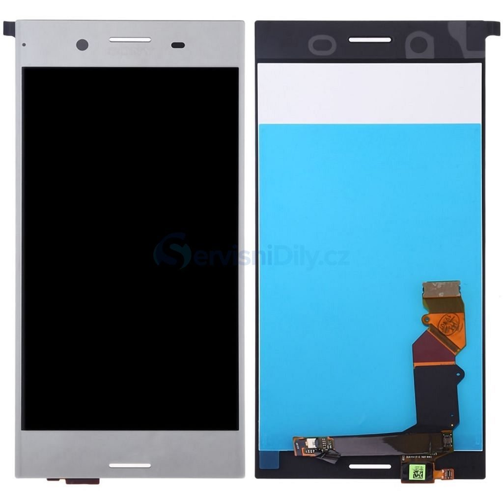 Sony Xperia XZ Premium LCD displej dotykové sklo komplet přední panel  stříbrný G8142 - Xperia Z / XZ serie - Sony, Servisní díly - Váš dodavatel  dílu pro smartphony