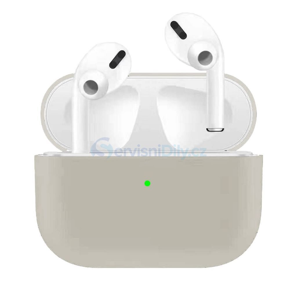 Apple Airpods Pro ochranný kryt silikonový obal na bezdrátová sluchátka  šedý - AirPods - Apple, Pouzdra a obaly, Příslušenství - Váš dodavatel dílu  pro smartphony