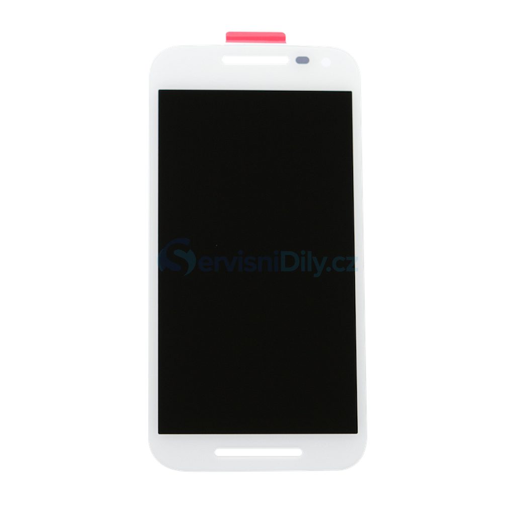 Motorola Moto G3 LCD displej bílý + dotykové sklo 3. generace XT1544 XT1550  - Moto G - Motorola, Servisné diely - Váš dodavatel dílu pro smartphony