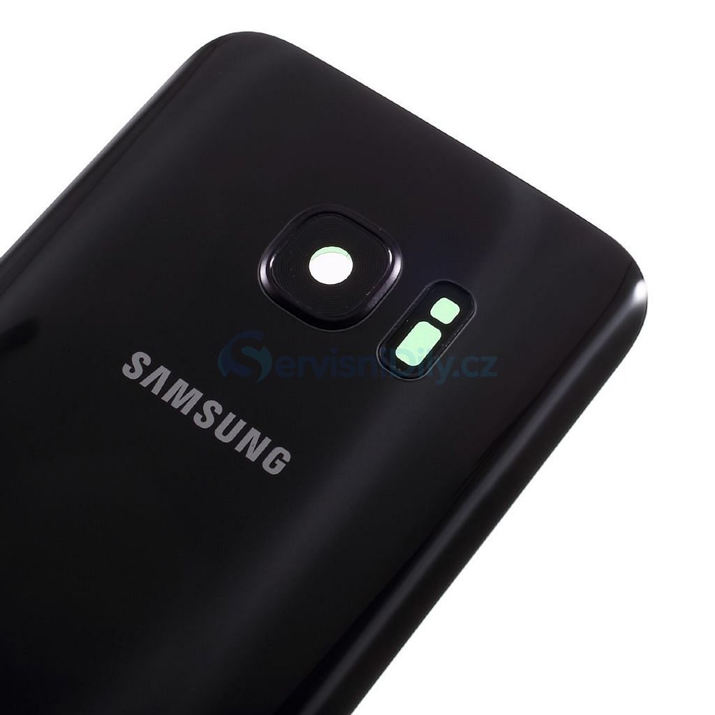 Samsung Galaxy S7 zadní kryt baterie černý včetně krytu fotoaparátu G930F -  S7 - Galaxy S, Samsung, Servisní díly - Váš dodavatel dílu pro smartphony