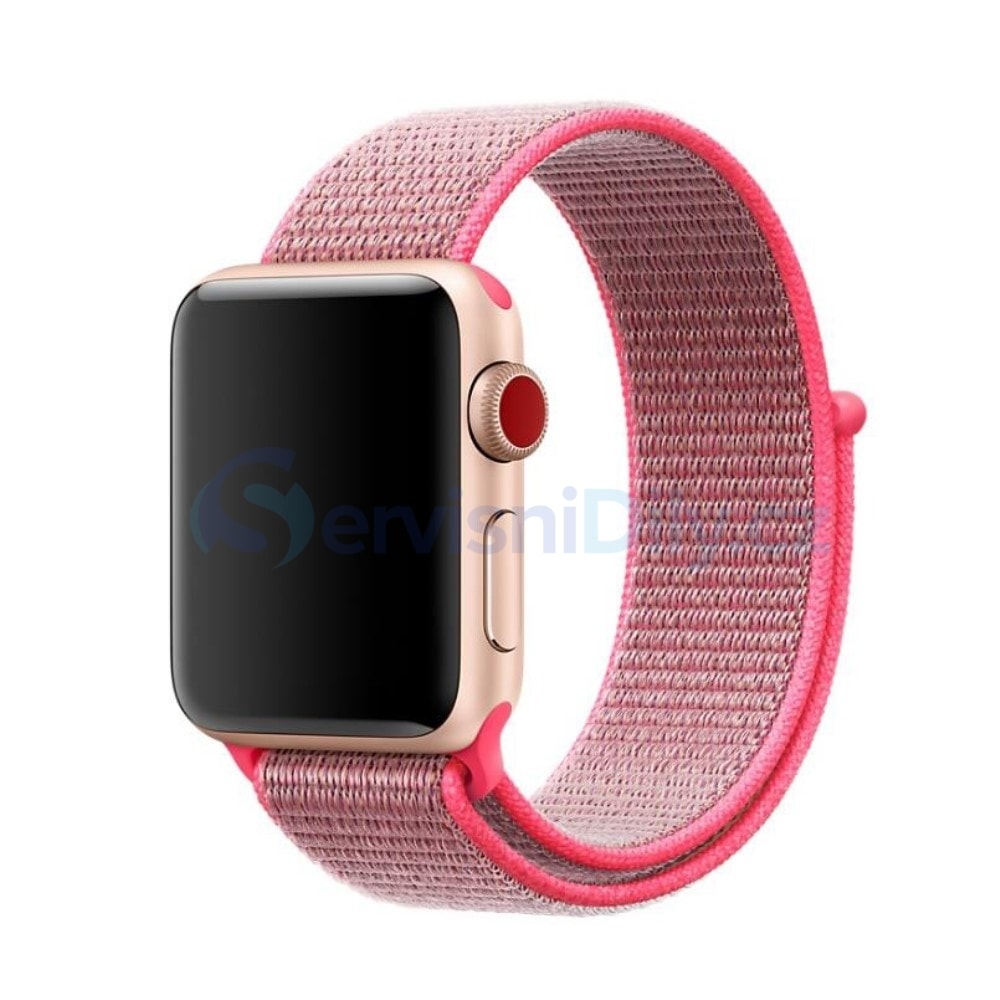 Apple Watch 42mm 44MM tkaný nylonový provlékací sportovní řemínek růžový - Apple  Watch - Řemínky pro Smart Watch, Příslušenství - Váš dodavatel dílu pro  smartphony