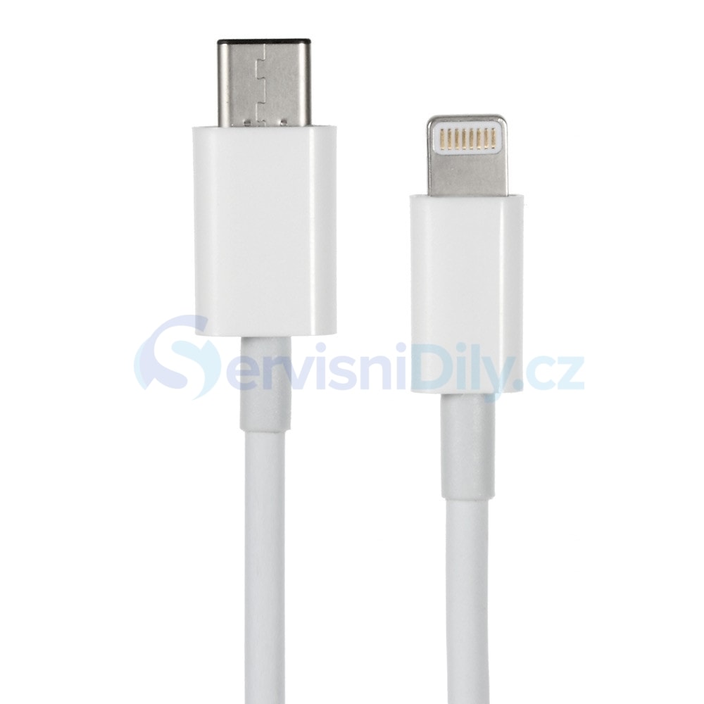 Apple iPhone Lightning to USB-C 8 pin nabíjecí datový kabel 1m - Apple  lightning konektor / Apple Watch - Chargers, cables, Accessories - Spare  parts for everyone