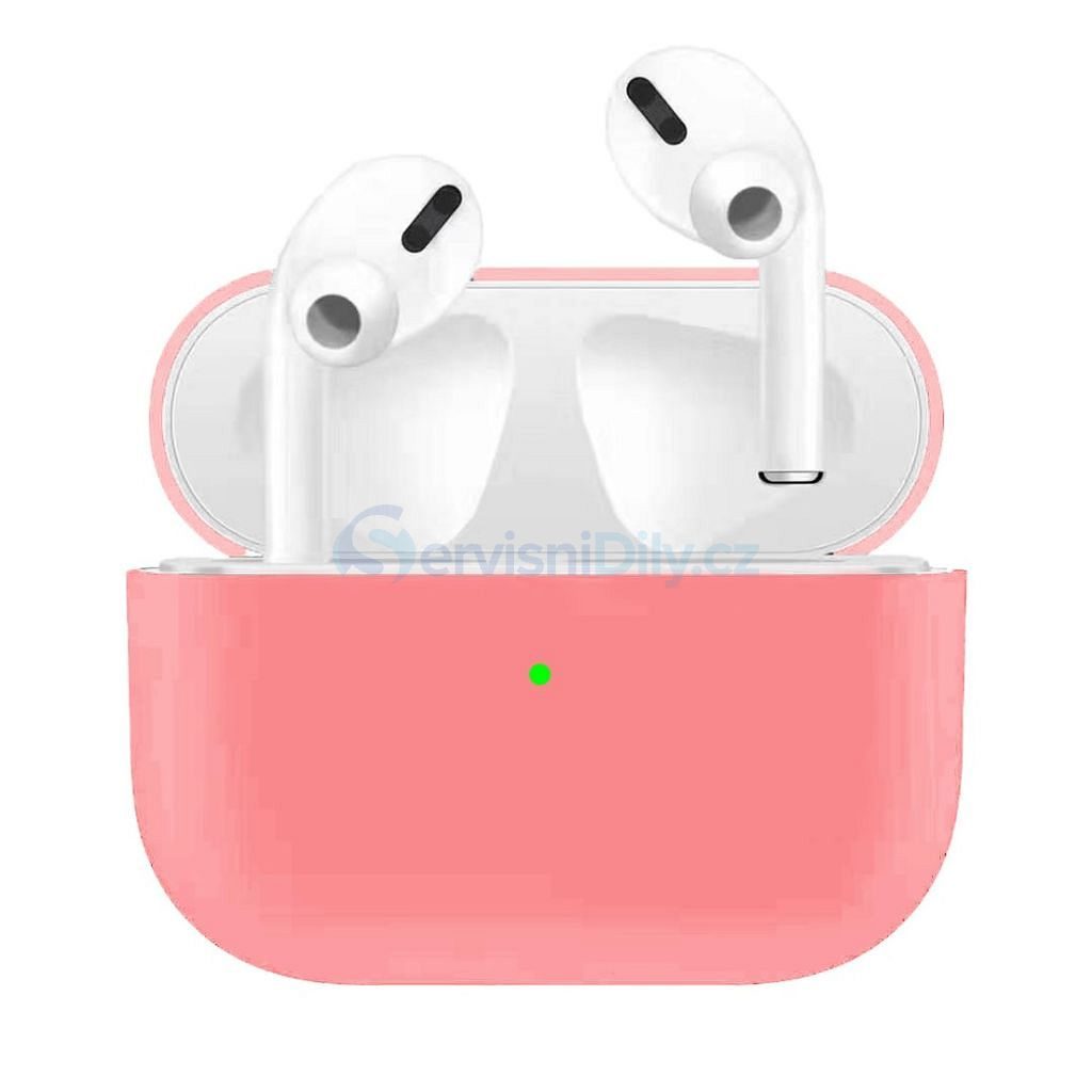 Apple Airpods Pro ochranný kryt silikonový obal na bezdrátová sluchátka  růžový - AirPods - Apple, Puzdrá a obaly, Príslušenstvo - Váš dodavatel  dílu pro smartphony
