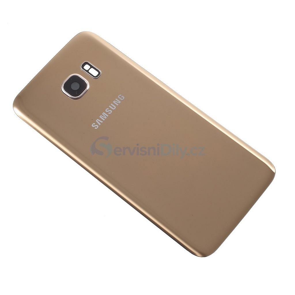 Samsung Galaxy S7 Edge zadní kryt zlatý baterie včetně krytu fotoaparátu  G935F - S7 edge - Galaxy S, Samsung, Servisní díly - Váš dodavatel dílu pro  smartphony