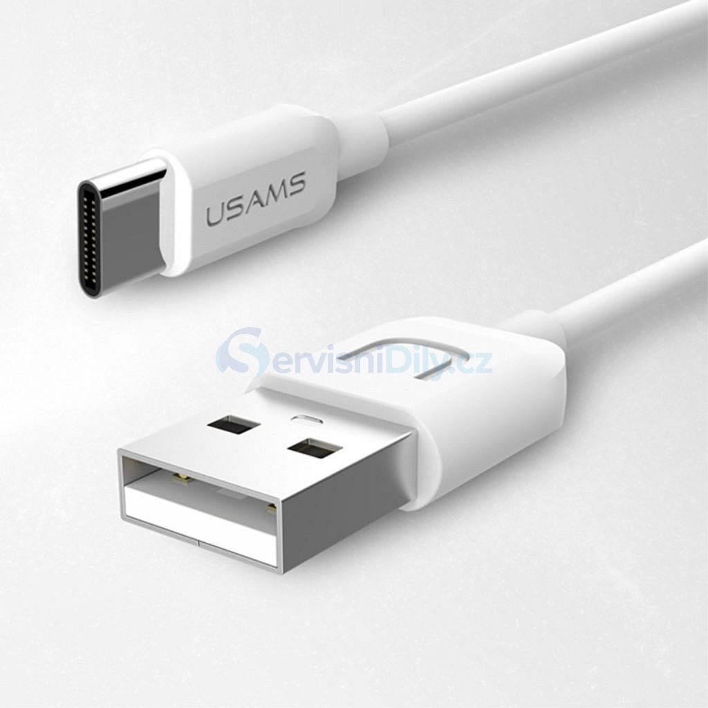 USAMS Nabíječka 18W Fast charging + USB C kabel 1m set US-T48 T22 - USB Typ  C - Chargers, cables, Accessories - Váš dodavatel dílu pro smartphony