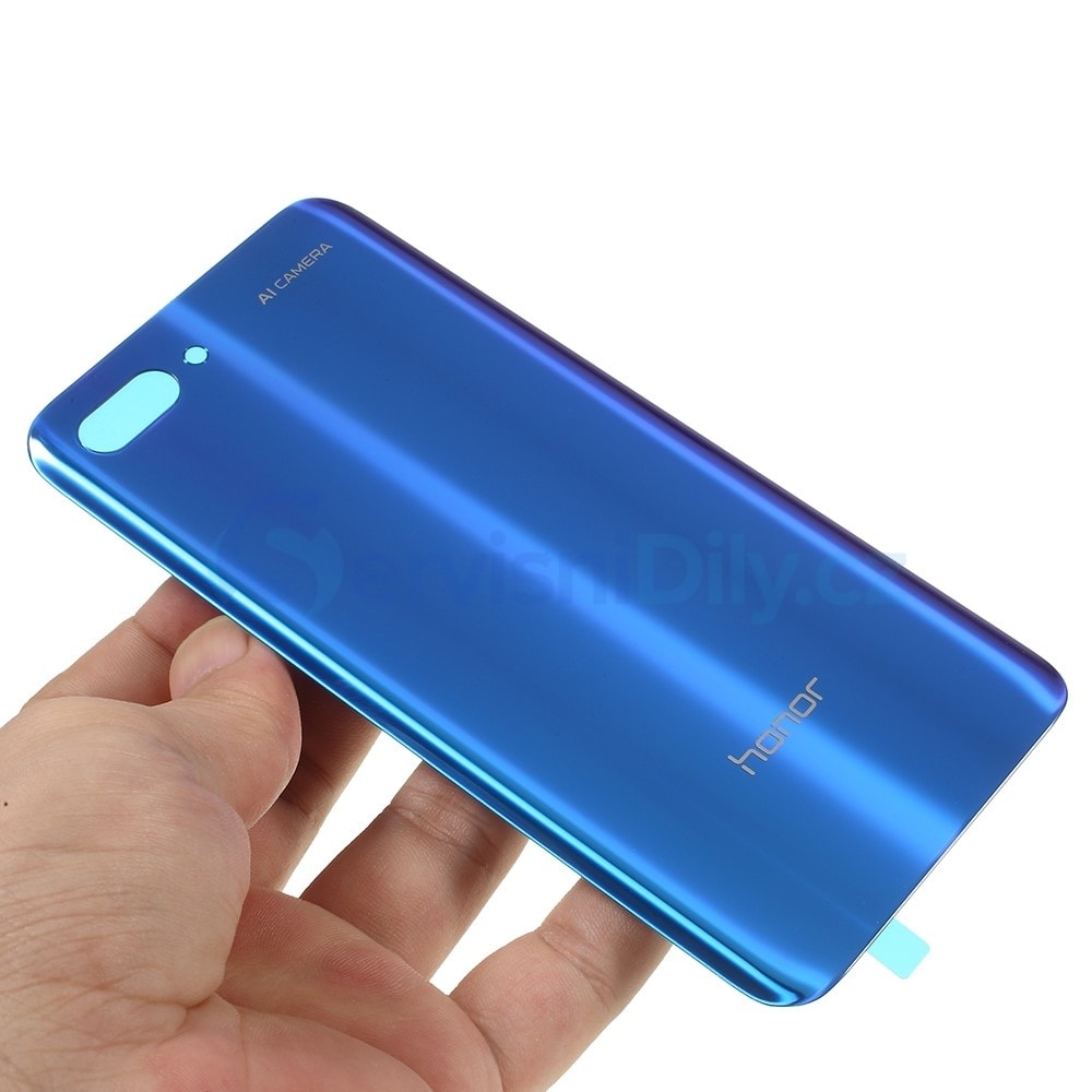 Honor 10 zadní kryt baterie modrý lesklý - Honor 10 - Řada 10, Honor,  Servisní díly - Váš dodavatel dílu pro smartphony