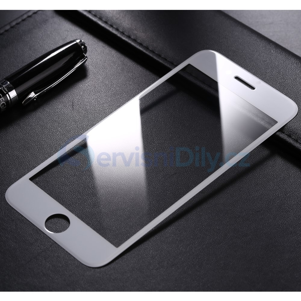 Apple iPhone 6 Plus / 6S Plus 5D Ochranné tvrzené sklo bílé - iPhone -  Apple, Ochranná skla, Příslušenství - Váš dodavatel dílu pro smartphony