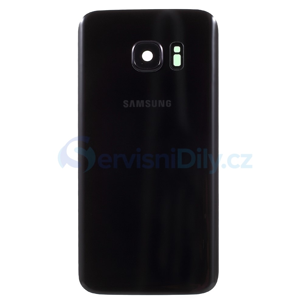 Samsung Galaxy S7 zadní kryt baterie černý včetně krytu fotoaparátu G930F -  S7 - Galaxy S, Samsung, Spare parts - Váš dodavatel dílu pro smartphony