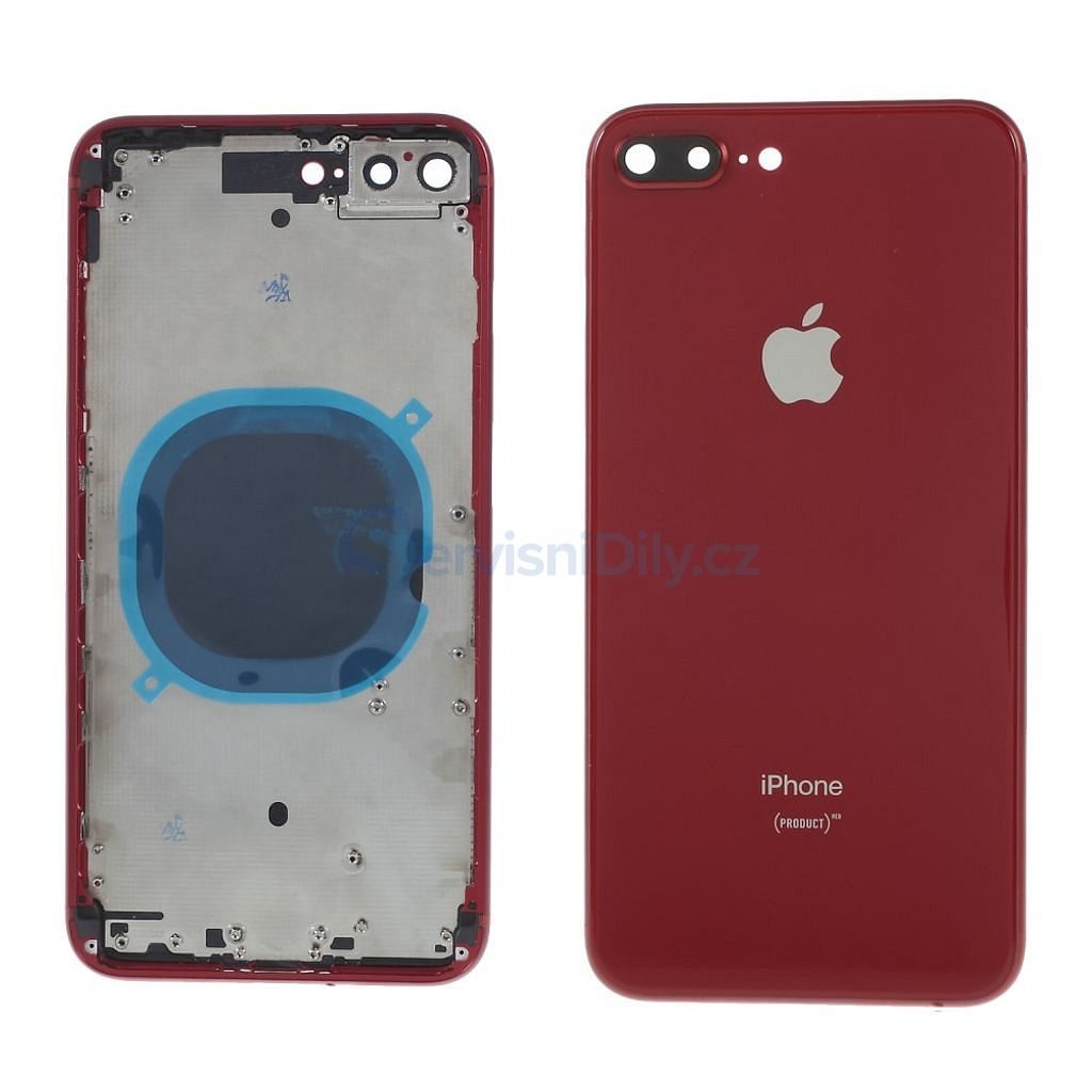 Apple iPhone 8 Plus battery Housing cover frame red (product) - iPhone 8  Plus - iPhone, Apple, Spare parts - Spare parts for everyone