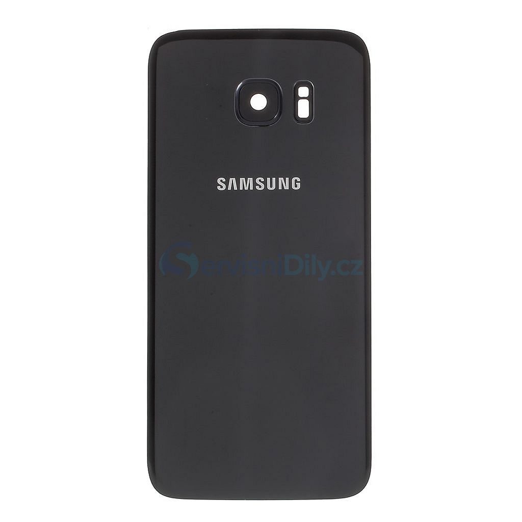 Samsung Galaxy S7 Edge zadní kryt černý baterie včetně krytu fotoaparátu  G935F - S7 edge - Galaxy S, Samsung, Spare parts - Spare parts for everyone