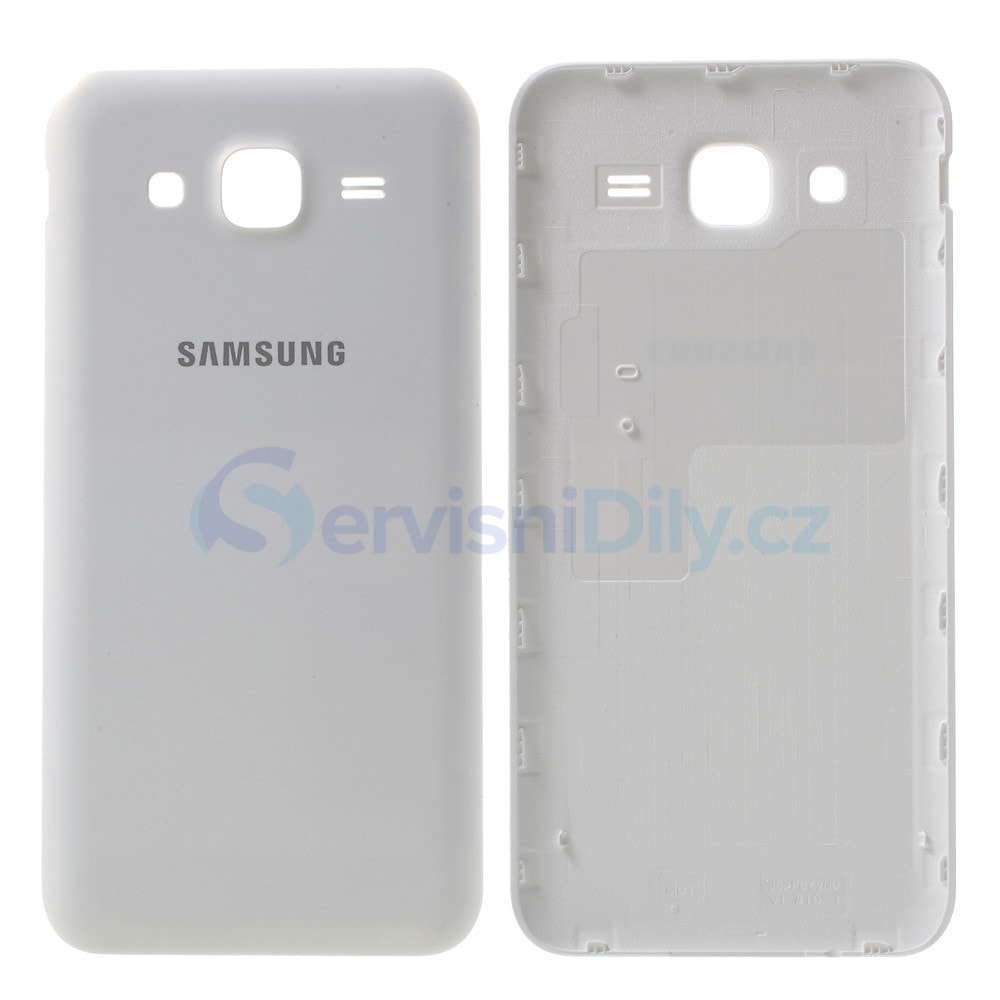 Samsung Galaxy J5 2015 zadní kryt baterie bílý J500F - J5 2015 J500F -  Galaxy J, Samsung, Spare parts - Váš dodavatel dílu pro smartphony