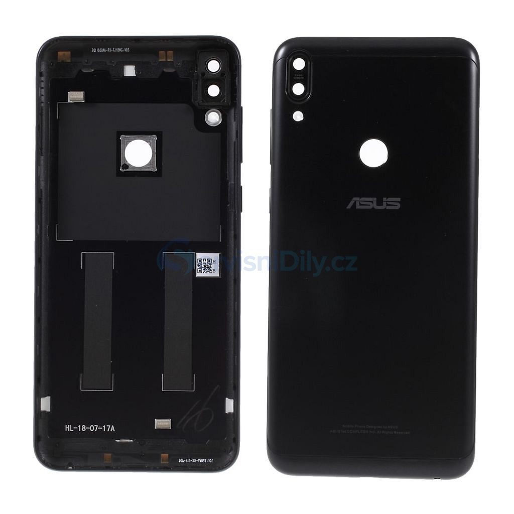 Asus Zenfone Max Pro (M1) ZB601KL/ZB602KL zadní kryt baterie včetně krytky  fotoaparátu černý - Zenfone - Asus, Servisní díly - Váš dodavatel dílu pro  smartphony