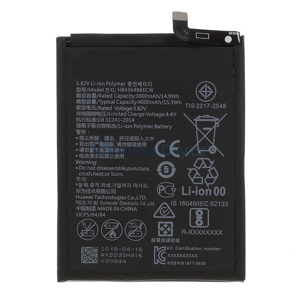 HB436486ECW Battery for Honor 20 Pro, View 20, Mate 10 Spare