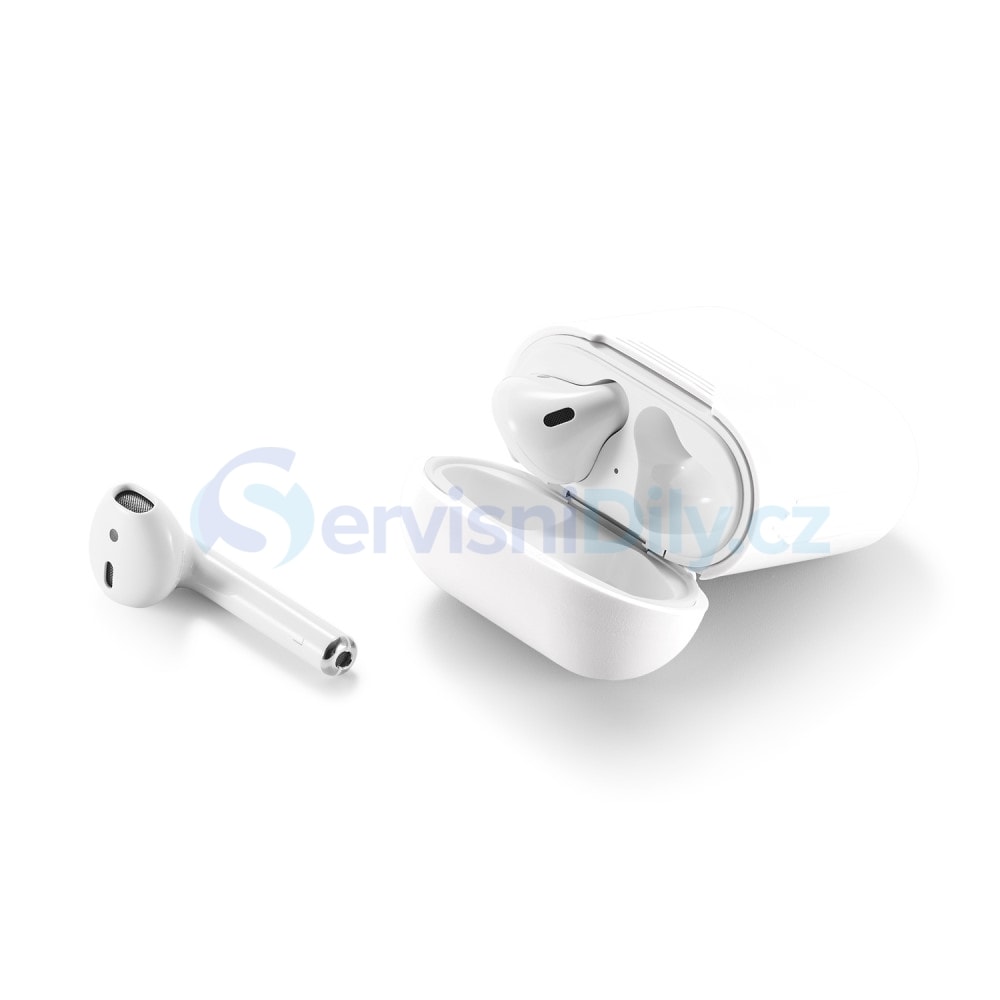 Apple Airpods ochranný silikónový kryt obal na bezdrôtové slúchadlá biely -  AirPods - Apple, Puzdrá a obaly, Príslušenstvo - Váš dodavatel dílu pro  smartphony