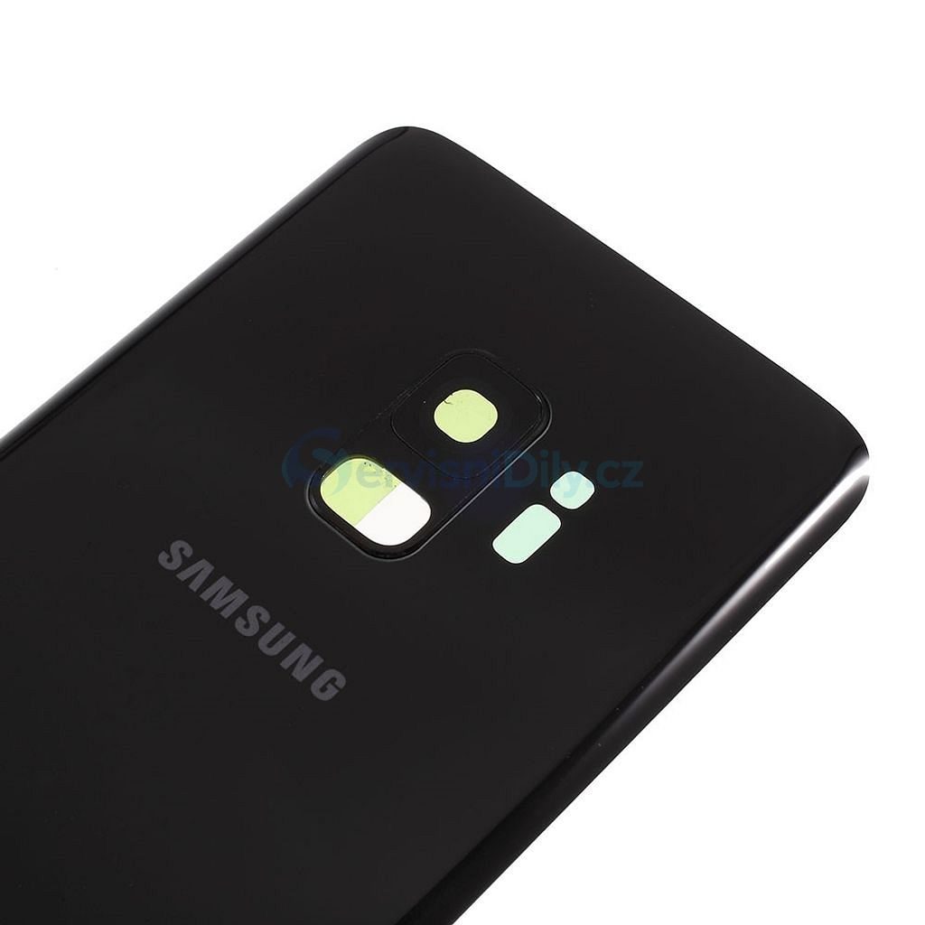 Samsung Galaxy S9 zadní kryt baterie osazený včetně krytky čočky  fotoaparátu černý G960 - S9 - Galaxy S, Samsung, Spare parts - Spare parts  for everyone