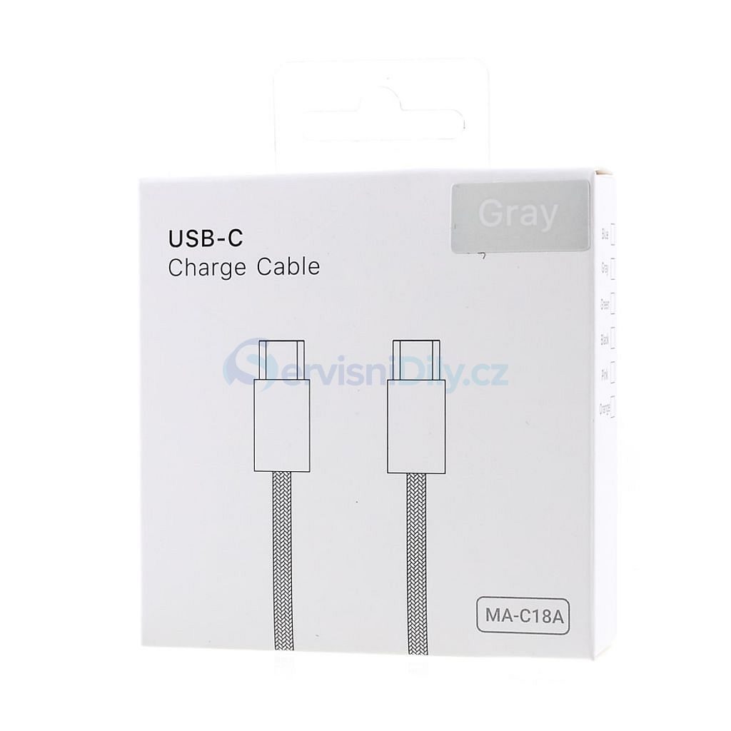 Nabíjecí kabel USB C na port USB C Nylonový Fast charge 65W - Apple MacBook  nabíjačky - Nabíjačky a káble, Príslušenstvo - Váš dodavatel dílu pro  smartphony