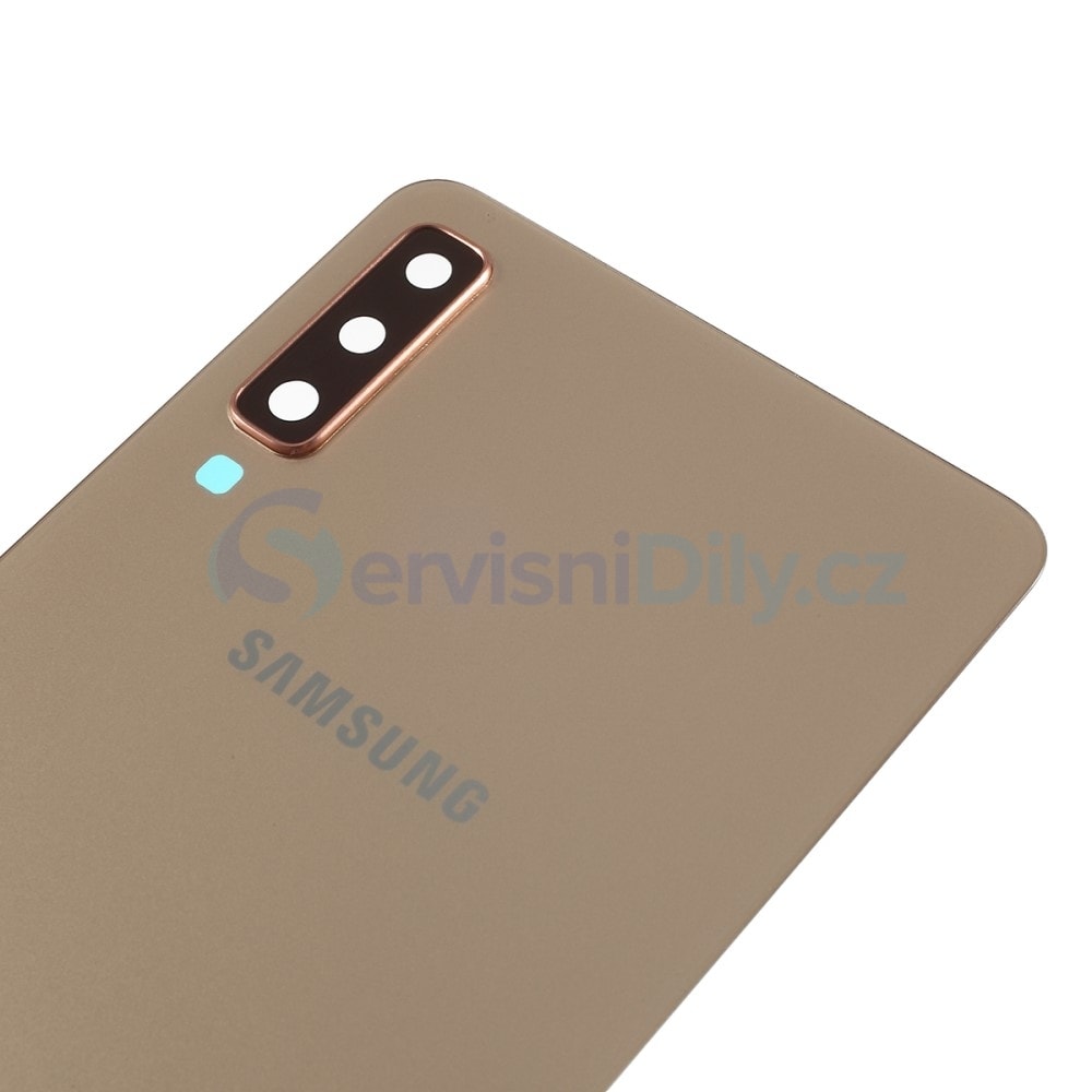 Samsung Galaxy A7 2018 zadní kryt baterie zlatý osázený včetně krytky  fotoaparátu A750 - A7 2018 (SM-A750) - Galaxy A, Samsung, Servisní díly -  Váš dodavatel dílu pro smartphony