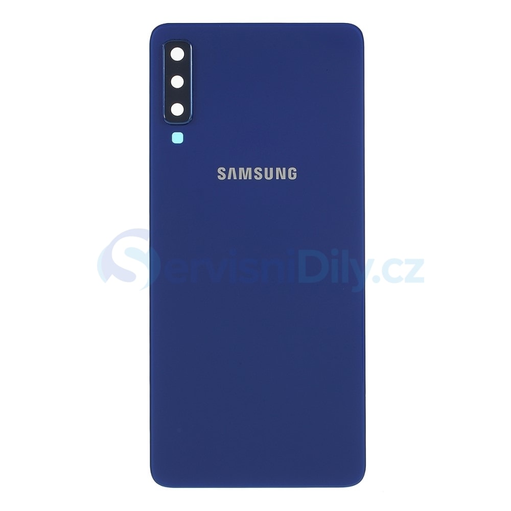 Samsung Galaxy A7 2018 zadní kryt baterie modrý osázený včetně krytky  fotoaparátu A750 - A7 2018 (SM-A750) - Galaxy A, Samsung, Servisní díly -  Váš dodavatel dílu pro smartphony