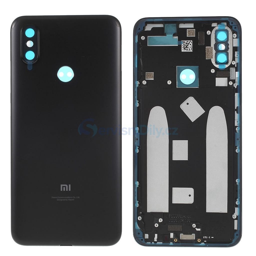Xiaomi Mi A2 zadní kryt baterie černý včetně čočky fotoaparátu (Service  Pack) - A2 - Mi, Xiaomi, Servisní díly - Váš dodavatel dílu pro smartphony