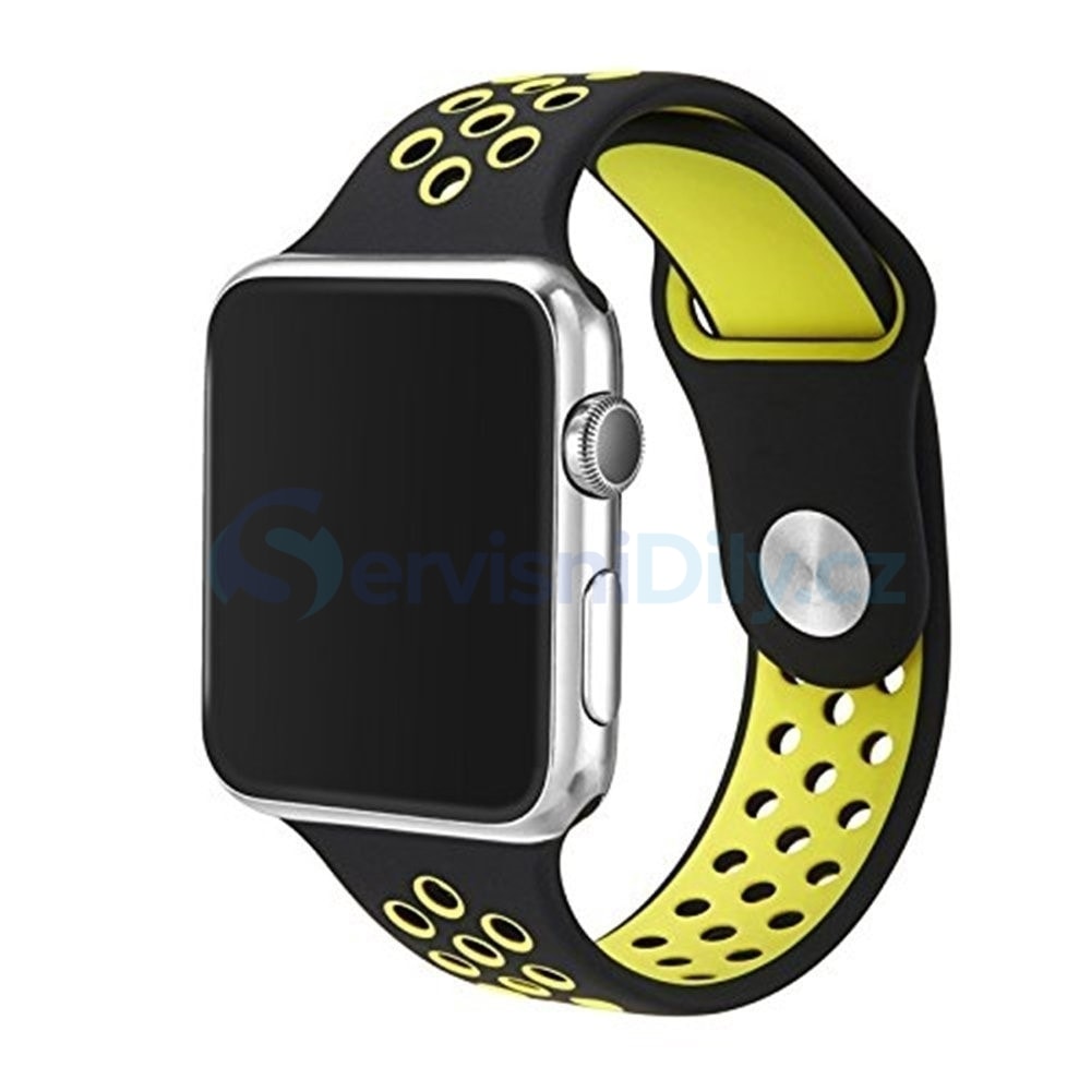 Apple Watch 42mm 44MM silikonový řemínek sportovní Nike Sport žlutý - Apple  Watch - Smart Watch Straps, Accessories - Váš dodavatel dílu pro smartphony