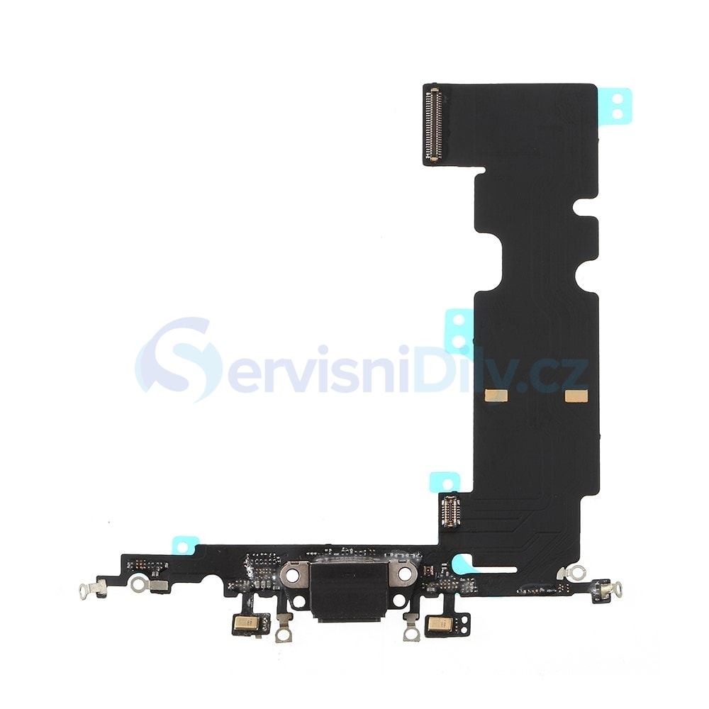 Apple iPhone 8 Plus dock charging connector mic antenna flex Black - iPhone  8 Plus - iPhone, Apple, Spare parts - Spare parts for everyone