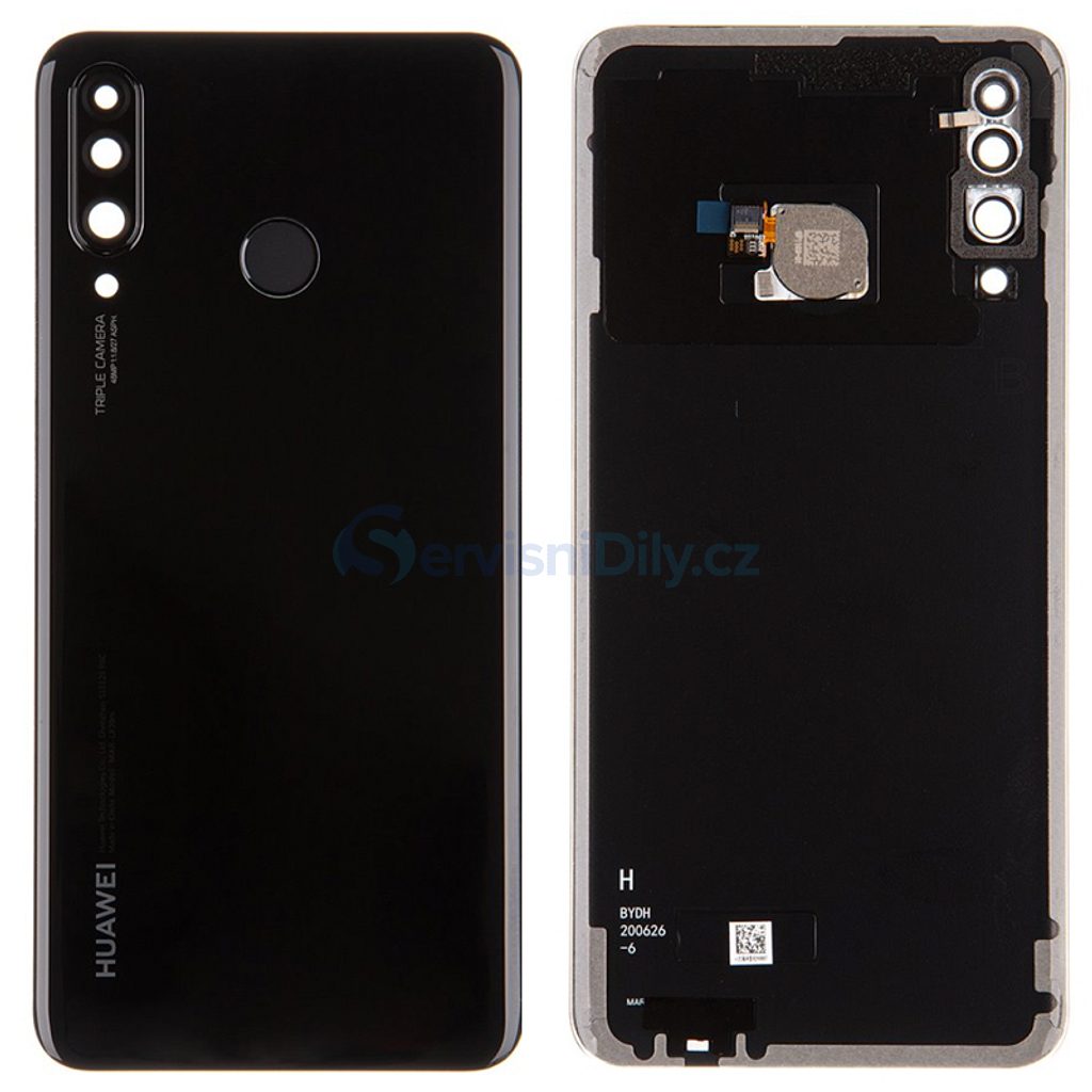 Huawei P30 Lite New Edition zadní kryt baterie 48MP Black (Service Pack) - P30  Lite New Edition - P, Huawei, Spare parts - Spare parts for everyone