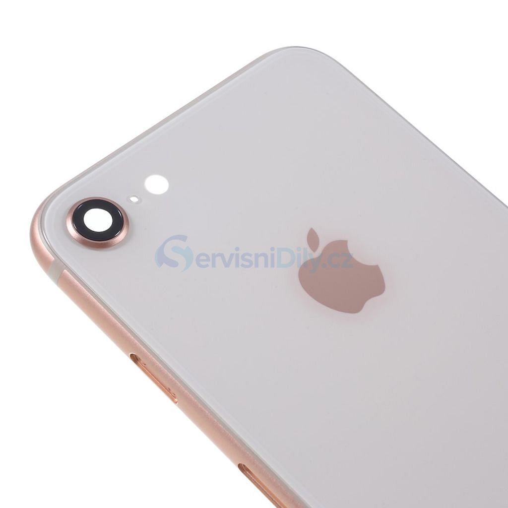 Apple iPhone 8 zadní kryt baterie blush gold zlatý včetně středového  rámečku telefonu - iPhone 8 - iPhone, Apple, Servisní díly - Váš dodavatel  dílu pro smartphony