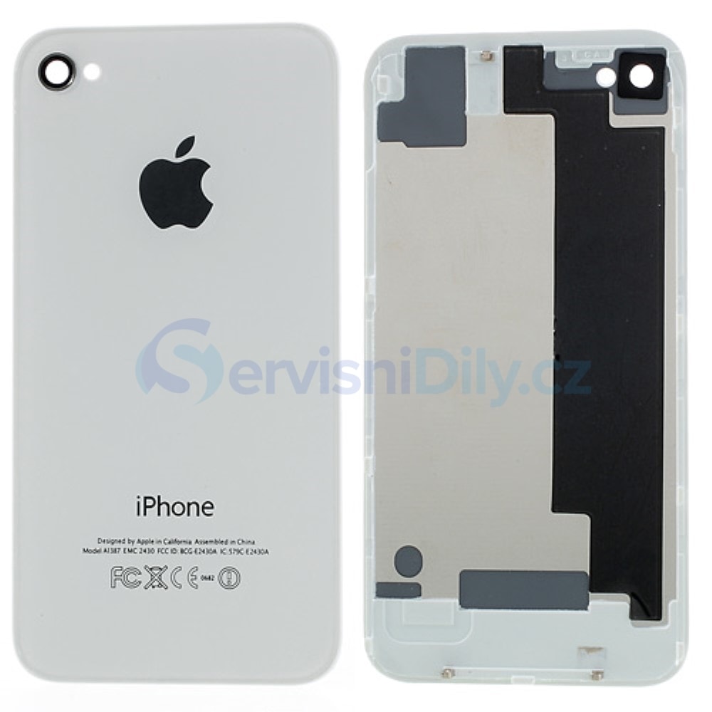 Apple iPhone 4S battery cover housing White - iPhone 4S - iPhone, Apple,  Spare parts - Váš dodavatel dílu pro smartphony