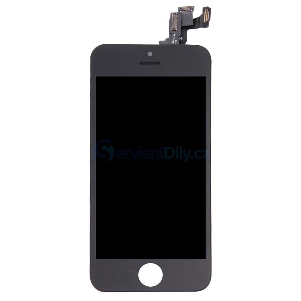 Apple iPhone 5S / SE LCD displej dotykové sklo černé komplet přední panel  včetně osázení - iPhone 5S - iPhone, Apple, Servisní díly - Váš dodavatel  dílu pro smartphony