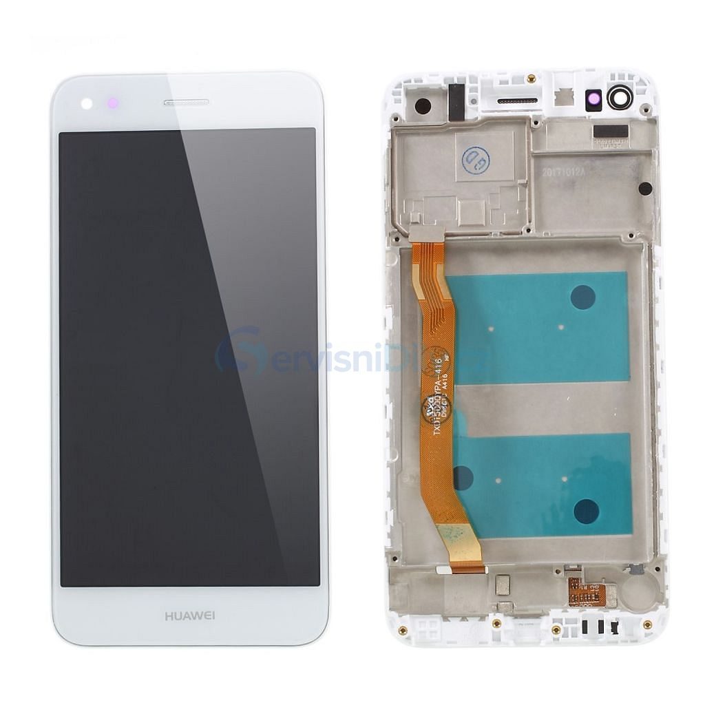 Huawei P9 Lite mini LCD displej dotykové sklo bílé včetně rámečku - P9 Lite  mini - P, Huawei, Servisní díly - Váš dodavatel dílu pro smartphony