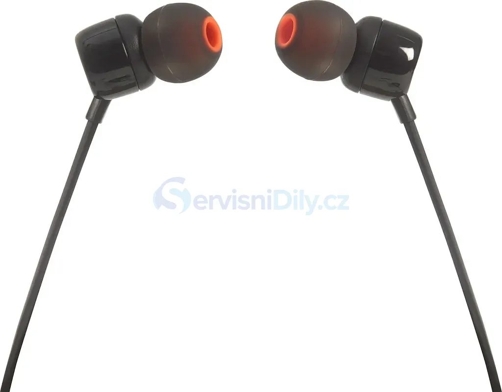 JBL T110 špunty sluchátka s mikrofonem černá - Chytré příslušenství / Audio  - Příslušenství - Váš dodavatel dílu pro smartphony