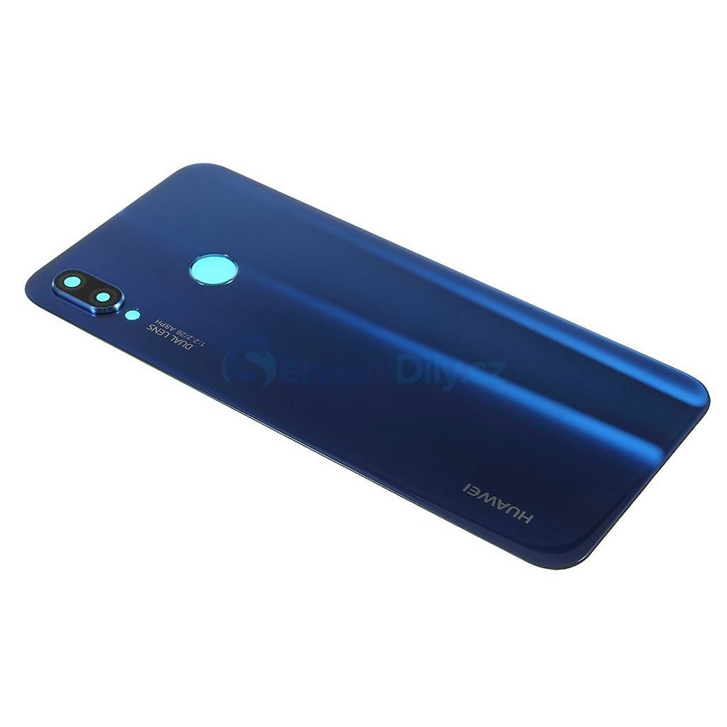 Huawei P20 Lite zadní kryt baterie modrý včetně krytky fotoaparátu - P20  Lite - P, Huawei, Servisní díly - Váš dodavatel dílu pro smartphony