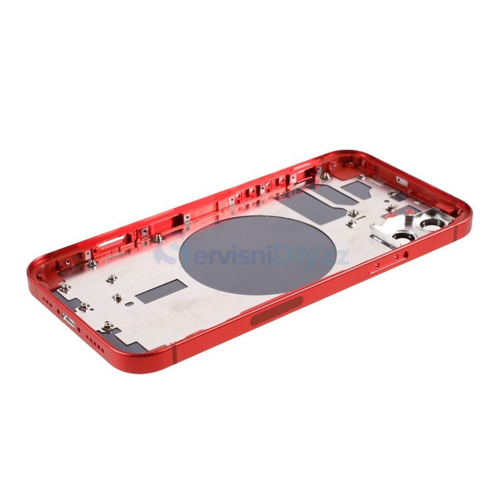 Apple iPhone 12 battery Housing cover frame 5G Red - iPhone 12 